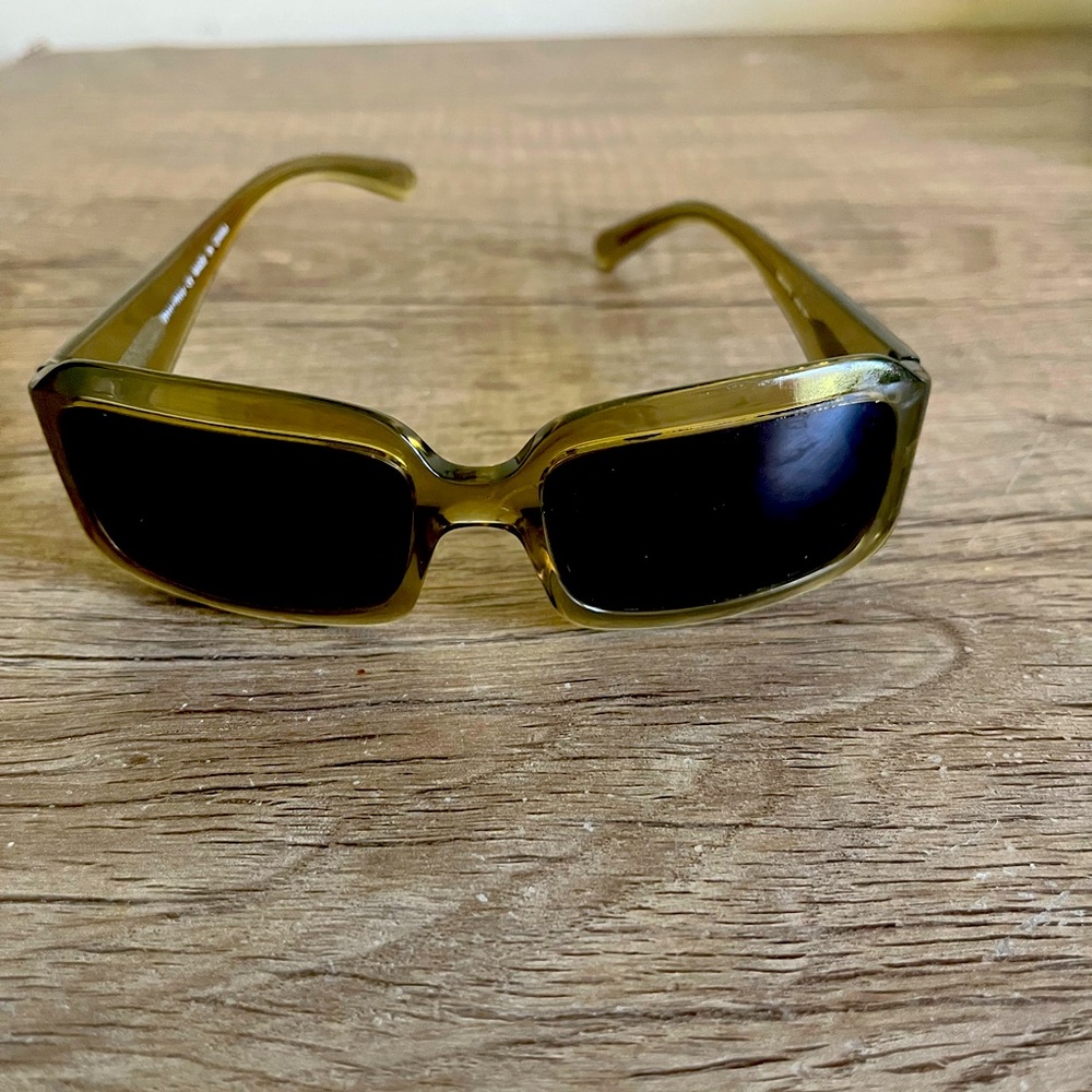 Green Miu Miu shades